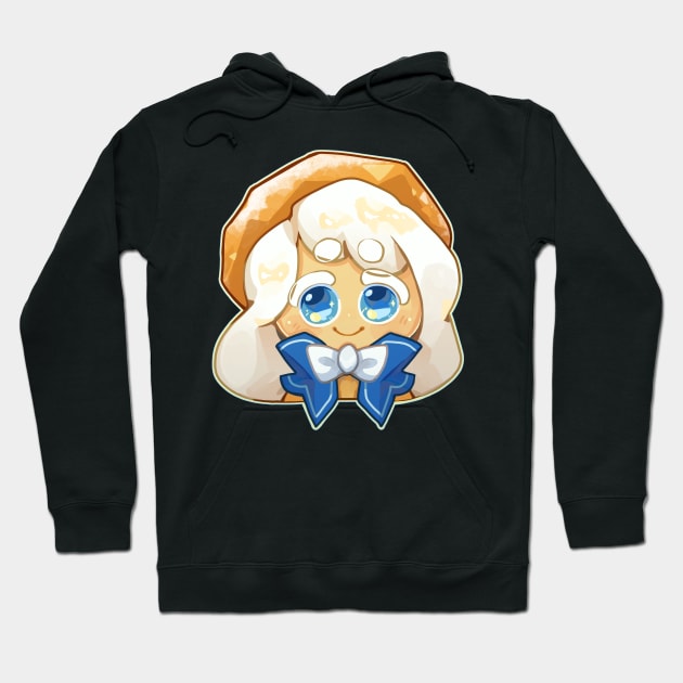 Cream Puff Cookie Hoodie by lillastarr